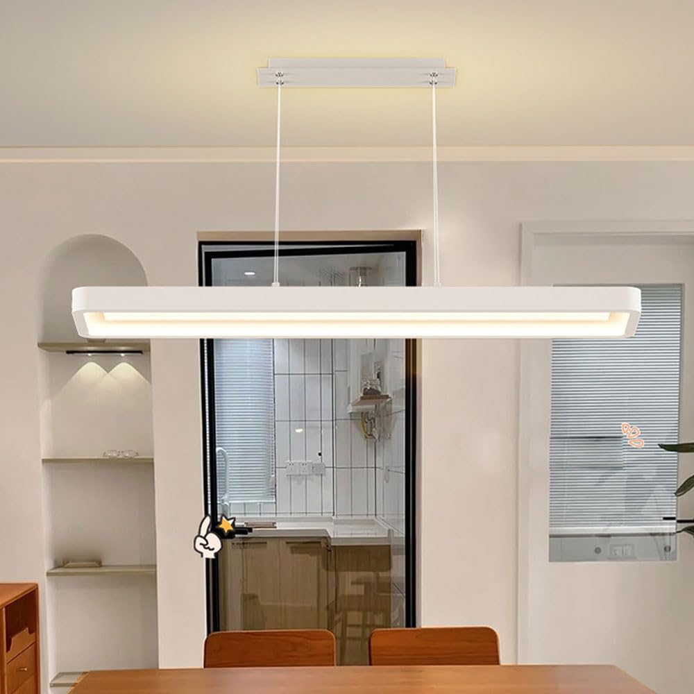 Suspension LED bureau et salle de réunion lustre moderne 6000K
