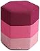 Produktbild New Home Fußbank Schuh Bench Hocker Hexagon Gepolsterte Fuß Hocker Rainbow Color Columnare Bequeme Speise Chairing Startseite Stuhl