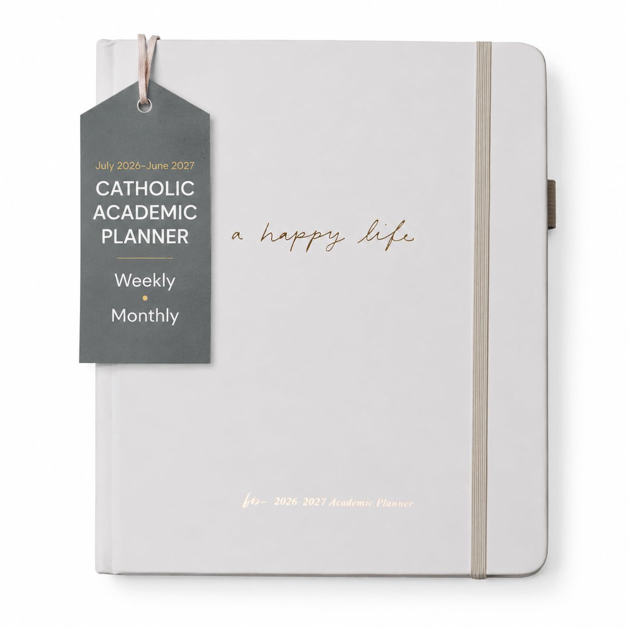 Blessed is She - Agenda accademica cattolica | Agenda mensile luglio 2023-2024 | Mini planner liturgico rilegato perfetto | Agenda mensile, settimanale e giornaliera per aumentare la produttività -