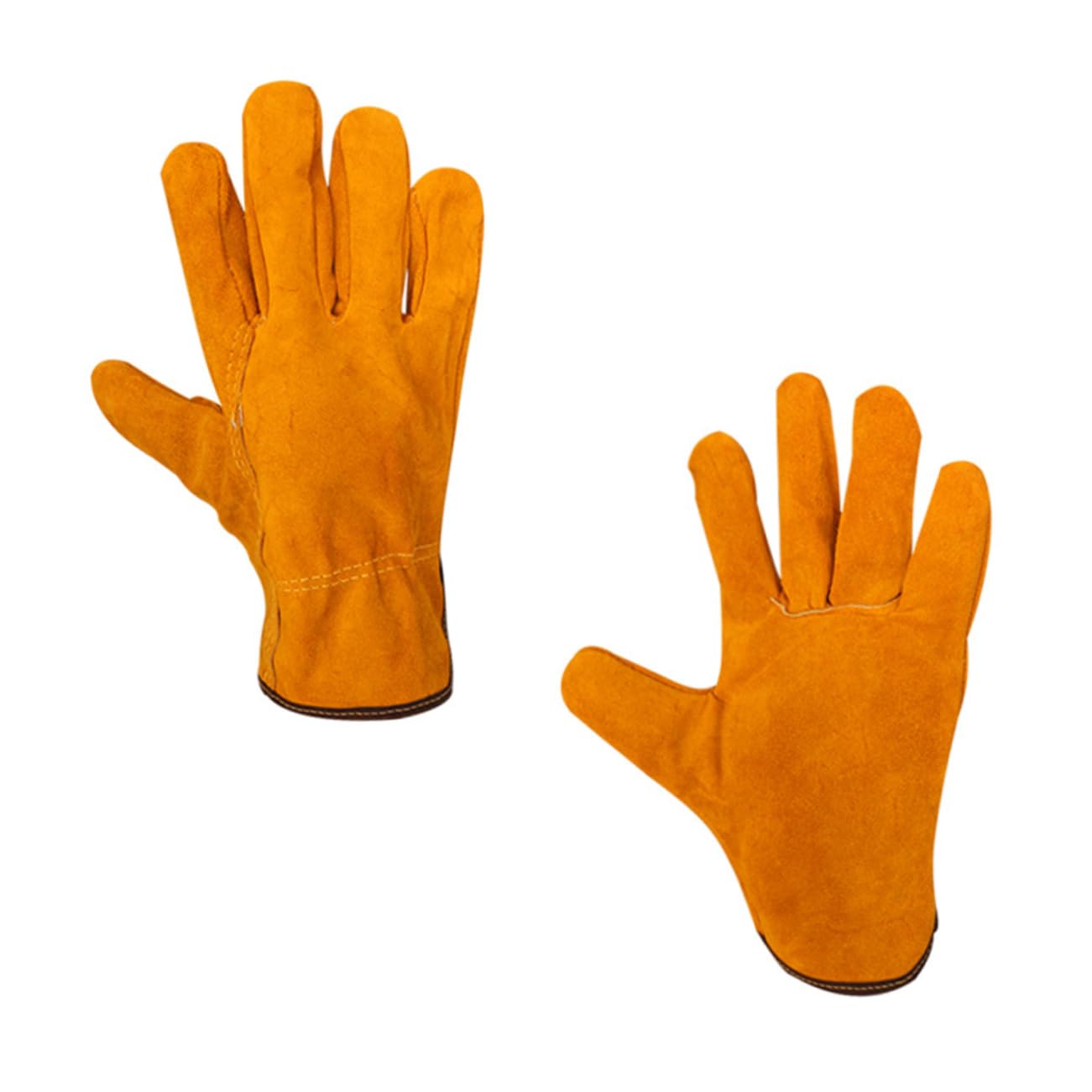 LIFKICH Welder Gloves Heat Resistant Breathable and Cowhide Leather for Outdoor Work