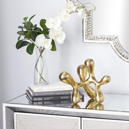 Cosmoliving By Cosmopolitan 27976 Aluminum Metal Abstract Decorative Sculpture Home Decor Statue thumb #4