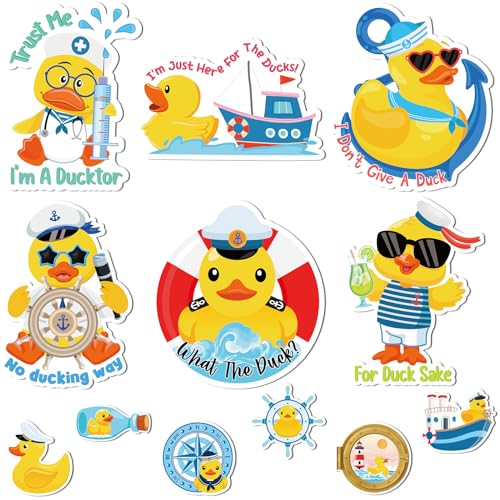12 Imán de Pato para Decoración de Puertas de Crucero