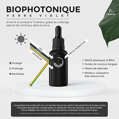 LALANA OIL ® CBD Oil 40% | Huile STRONG | 30ml | huile de chanvre | 12000 mg | Formule amélioré avec MCT (Huile de Coco) limonene et pipérine | puff fleurs tisane chien sommeil – Image 6