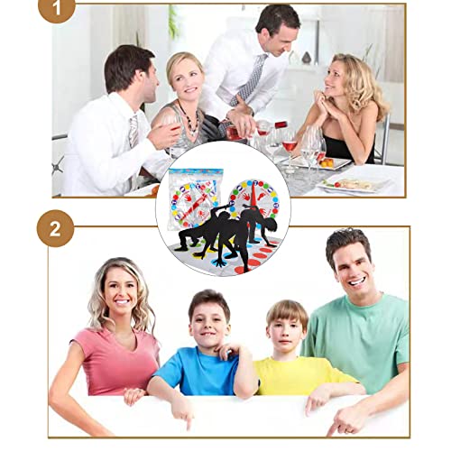 Partyspiele,Bodenspiel,Bewegungsspiele Indoor,Familienspiel mit Spielmatte Fur Lustige Spiele Geeignet für Kindergeburtstage,Familienspiele,Gesellschaftsspiele,Teamarbeit Durch Aktive Atmosphäre