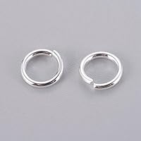 Vista 24 de 100 Piezas - Anillos de Enganche de Acero Inoxidable 304 - 7mm - Calibre 18 (1mm de Grosor)