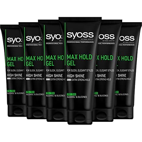 Syoss Gel Max Hold , Herren Haargel mit 48 h extra starkem Halt & Glanz Cover