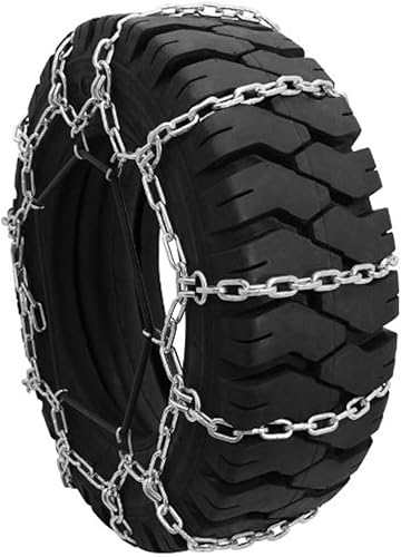 SCC QG0111 Quik Grip - Cadena de tracción para neumáticos de carretilla elevadora - Juego de 2
