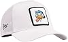 White Trucker Hat with Duck Logo