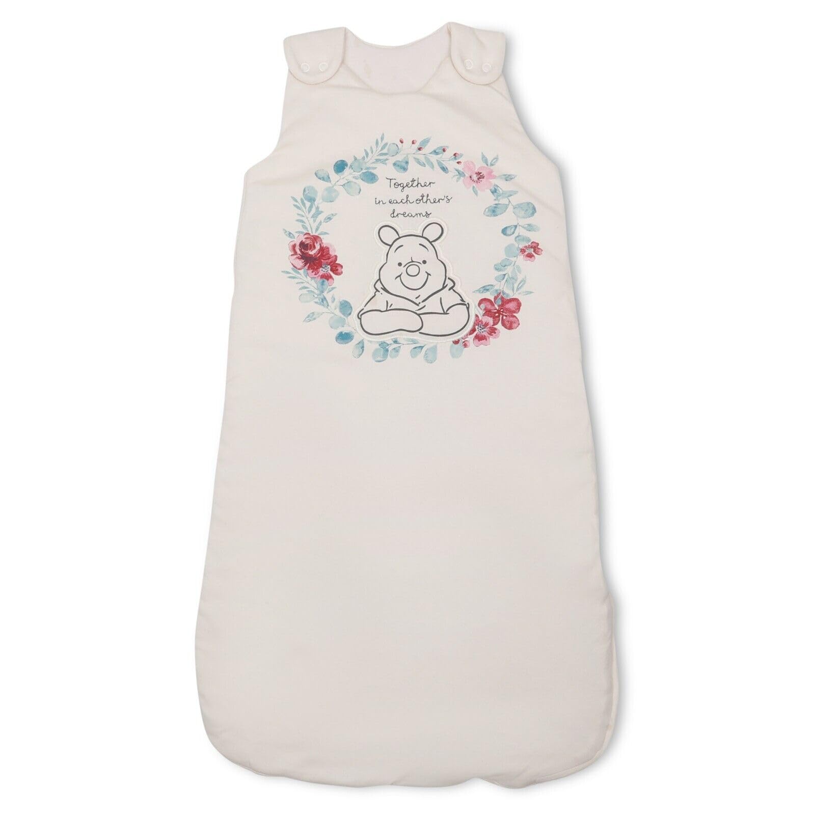 Ex Uk Store Men's Ds 26 - Wtp Floral Baby Character Sleeping Bags Winter 2.5 Tog Cartoon 100% Cotton 0-24M Boys Girls (Ds26 Wtp Floral - 12/18M)
