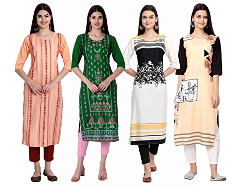 Image of Women's Crepe Straight Kurta