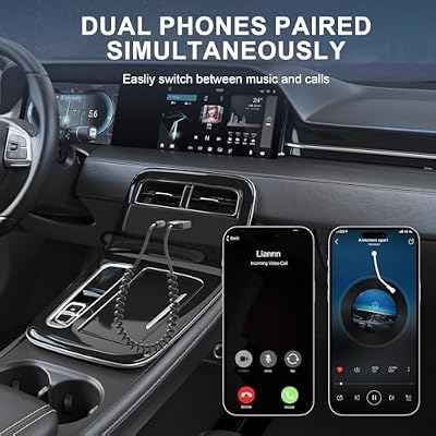 AUX Bluetooth 5.4 Receiver, Auxiliary Audio to Bluetooth 5.4 Adapter, 3.5mm Wireless Audio Receiver, Supports Hands-Free Calling Compatible Devices, Suitable for Home/Car Speakers/Stereo Sound Systems