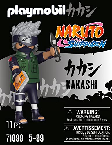 PLAYMOBIL Naruto Shippuden 71099 Kakashi mit Hund, Kunai und Buch, kreativer Spielspaß für Animefans mit tollen Details und authentischen… – Ansicht 3