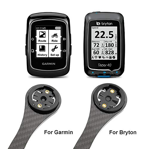 Racefiets Computer Mount Carbon Fiber voor Garmin WAHOO, Bryton, Kilometerteller, Licht en Sport Camera Beugel (Set 1) - Image 7