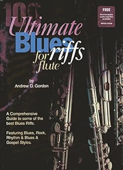Paperback 100 Ultimate Blues Riffs for Flute Book/downloadable audio files Book