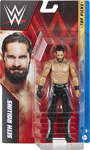 Wwe Seth Rollins Top Picks Action Figures, 6-Inch Posable Collectible & Gift For Ages 6 Years Old & Up #TOP4