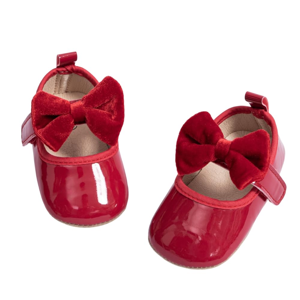 6 To 12 Months Newborn Baby Girls Belly Shoe Anti-Slip Sandal Booties-BT4637-image-45