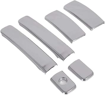 6PCS Chrome Side Door Handle Cover Trim Car Decoration Exterior Styling, Compatible for Hyundai Grand Starex H-1 2018-2020