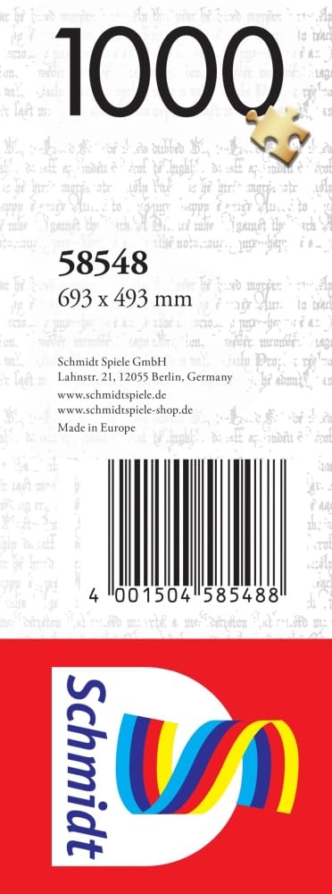 Schmidt Spiele 58548 Wizarding World, Harry Potter, Diagon Alley, Thomas Kinkade, puzzle, 1000 elementów, wielokolorowe