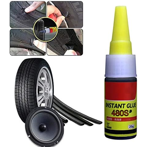 Tire Repair Glue, Waterproof Tyre Glue, Strong All Purpose Adhesive,Professional Strong Bonding Tyre Glue for Car/Motorcycle/Bicycle/Lorry Cover