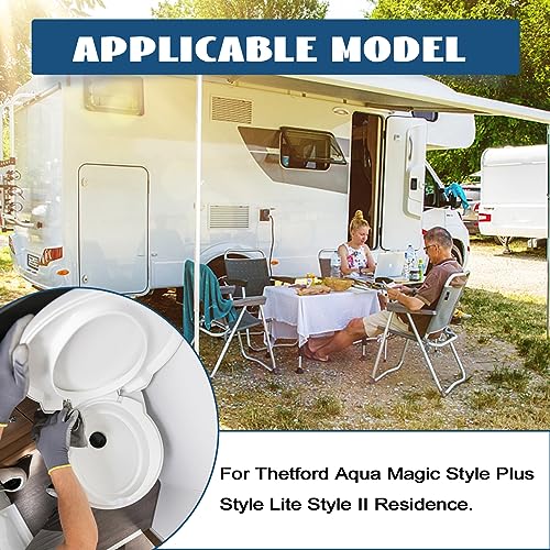 Image of 34120 Waste Ball Seal Compatible with Thetford Style II & Style Plus Toilets, Replacement RV Toilet Seal Kit for Thetford Aqua Magic Style Plus,Style Lite, Style II, Residence