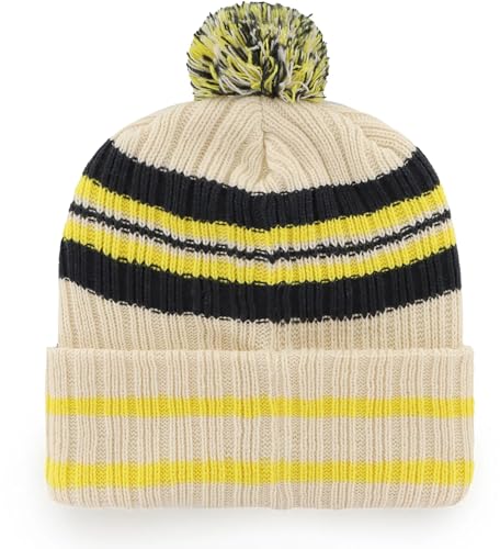 Bonnet rayé Michigan Wolverines 47 pour style urbain et sorties hiver
