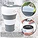 Imagen de AniSqui Taza de café plegable de silicona con tapas (450ml