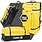 Stilpack Reisetasche mit 2 Rollen bis 120L Gelb | Große Reisetrolley mit integriertem Sicherheitsschloss | Reisekoffer Duffle Bag Sporttasche Rollkoffer | Perfekt für Urlaub Outdoor Sport