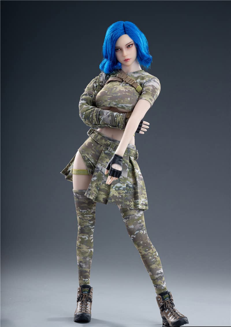 Amazon | 1/6素体服 迷彩柄のフィールドウェア 武装少女シリーズ服