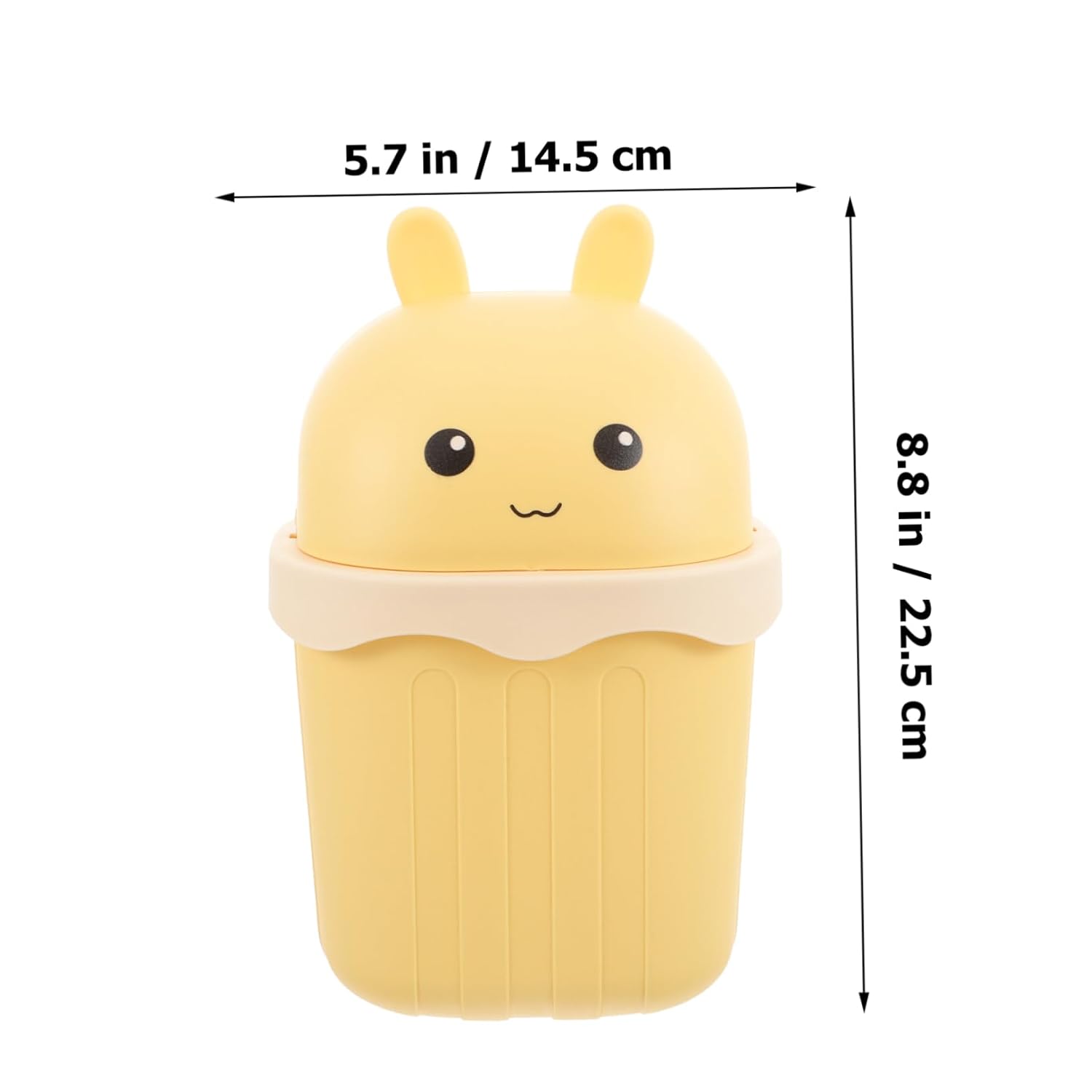 MAGICLULU Elegant Mini Waste Bucket Desk Top Trash Can Small Storage Bin Desk Garbage Bucket