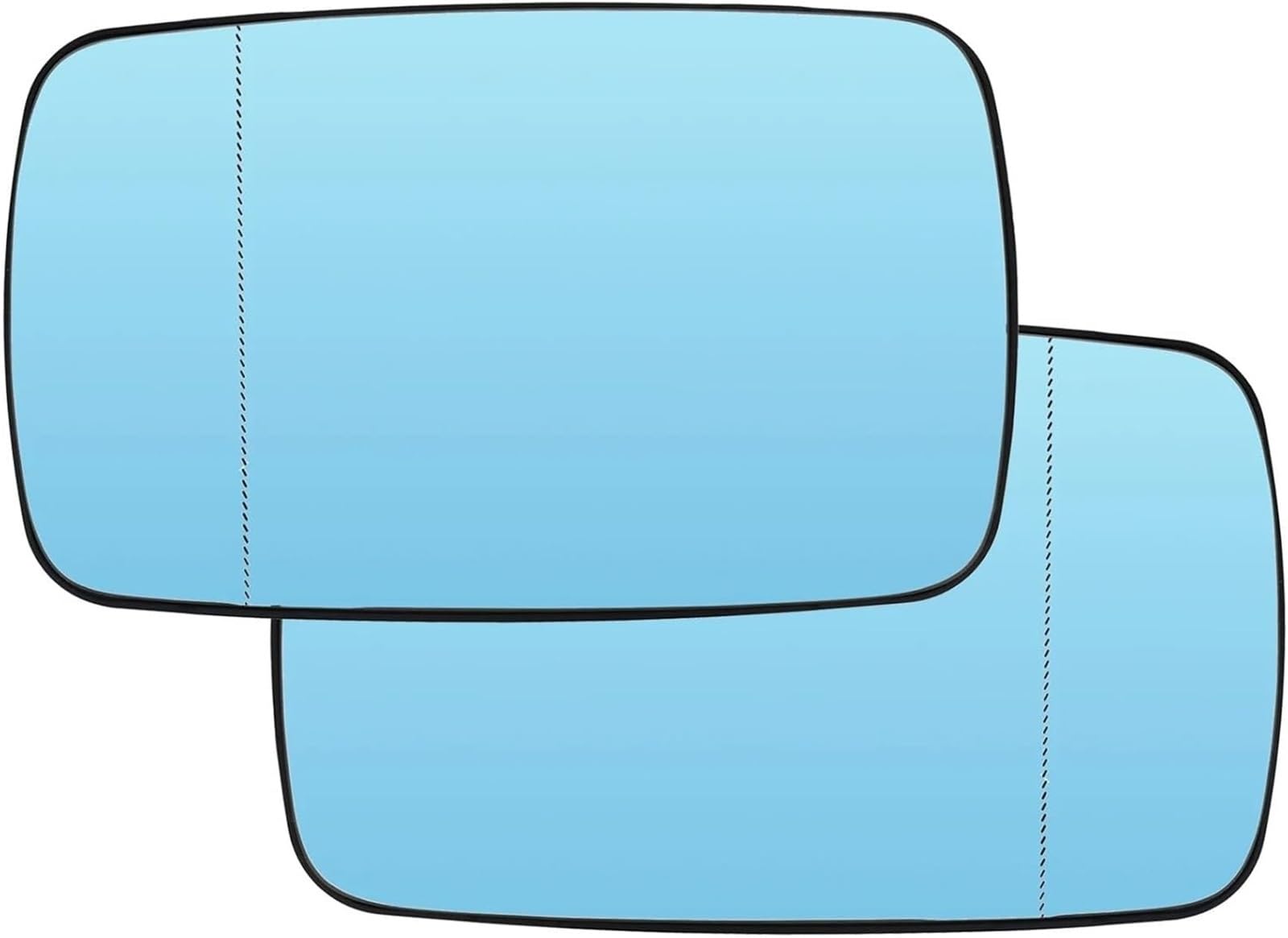 Rétroviseur latéral de voiture Rétroviseur latéral chauffant bleu pour BMW Série 3 et 5 E39, E46, 320i, 330i, 325 525i (1997-2005)