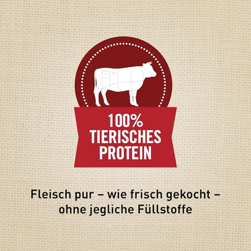 Leiky Nassfutter Hund Lachs & Huhn 18 x 300 g – Alleinfutter, getreidefrei, 100 % Fleisch