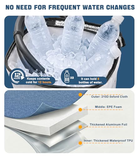 Image of Ice Machine for Knee After Surgery 15qt, Cold Therapy Machine 6-Level Timer | FSA Eligible HSA Knee Ice Machine, 3 Flow Rates, Leakproof, Ultra-Quiet Cryotherapy System for Knee Replacement Recovery