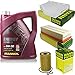 Produktbild QR-PARTS 69138588 Filter Set Inspektionspaket 5 Liter MANNOL Motoröl Energy Combi LL 5W-30 API SN/CF MANN-FILTER Luftfilter Innenraumfilter Ölfilter