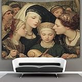 [Taille parfaite]: 70cm x 100cm, 100cm x 150CM, 130cm x 150CM, 150CM x 200cm, 180cm X 230cm, plusieurs tailles pour vos murs! Nous offrons également un paquet d'accessoires de suspension comprenant: 2 clips avec des barbes et 3 crochets à clous non marqués, il suffit de fixer l'extrémité de la couverture murale au mur pour une installation facile et sans endommager le mur.