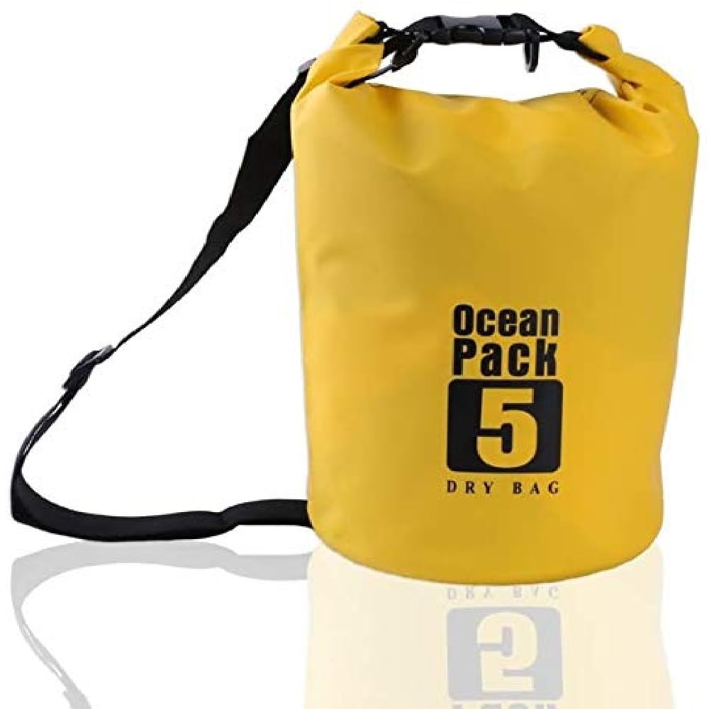 Prostuff.in® Lightweight Floating Ocean Backpack Stuff Sack with Adjustable Shoulder Strap Waterproof Dry Bag for Boating/Fishing/Rafting/Swimming/Camping/Hiking/Trekking (Multicolour)- 5 Liter (B0D6KFQVT3) Amazon Price History, Amazon Price Tracker