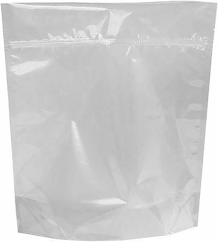 FunkSac Flower Stand-Up Pouch, Clear, 9.875 x 13.5 x 4.5"