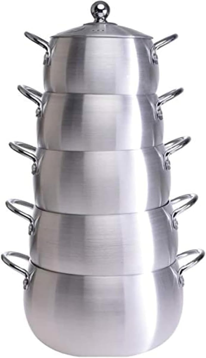 Cookware Set | 5 Pcs Nonstick Aluminium | Stewpots, Saucepan, Frypan | Assorted Colors | 2-Year Warranty | Complete Kitchen Cookware Collection