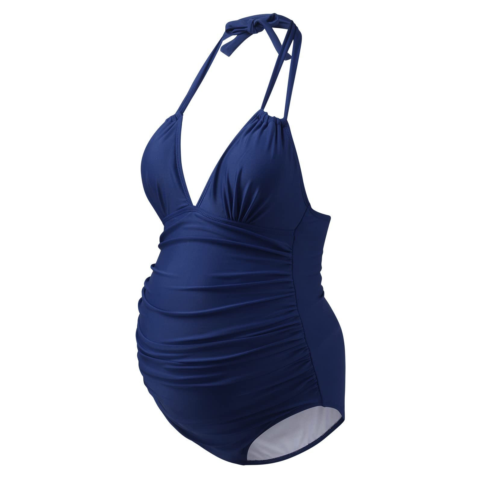 Generisch Categoría de producto: Traje de baño de maternidad de verano Elegante traje de baño de maternidad para playa Piscina - Elegante traje de baño de maternidad con cuello en V para mujer