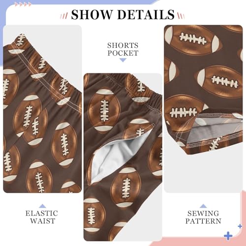 Pajama Pants Sports American Footballs PJ Bottoms Sleepwear Lounge Sleep Pant with Pockets4