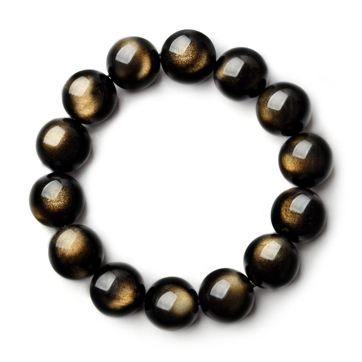 Dczosily Triple Protection Bracelet Natural Tiger's Eye Hematite Agate Stone Bracelet for Men Women Crystal Jewelry Healing Bracelets Bring Luck