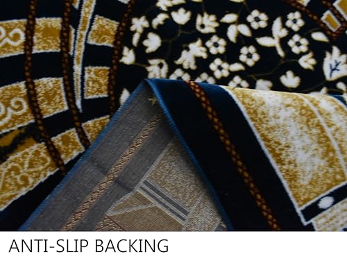 Image of Janamaz Prayer Mat - Turkey Soft Velvet Namaz Mat | Premium Aasan for Daily Salah, Janimaz Namaz, Comfortable & Durable Prayer Mat | 44x27 Inch, (17)