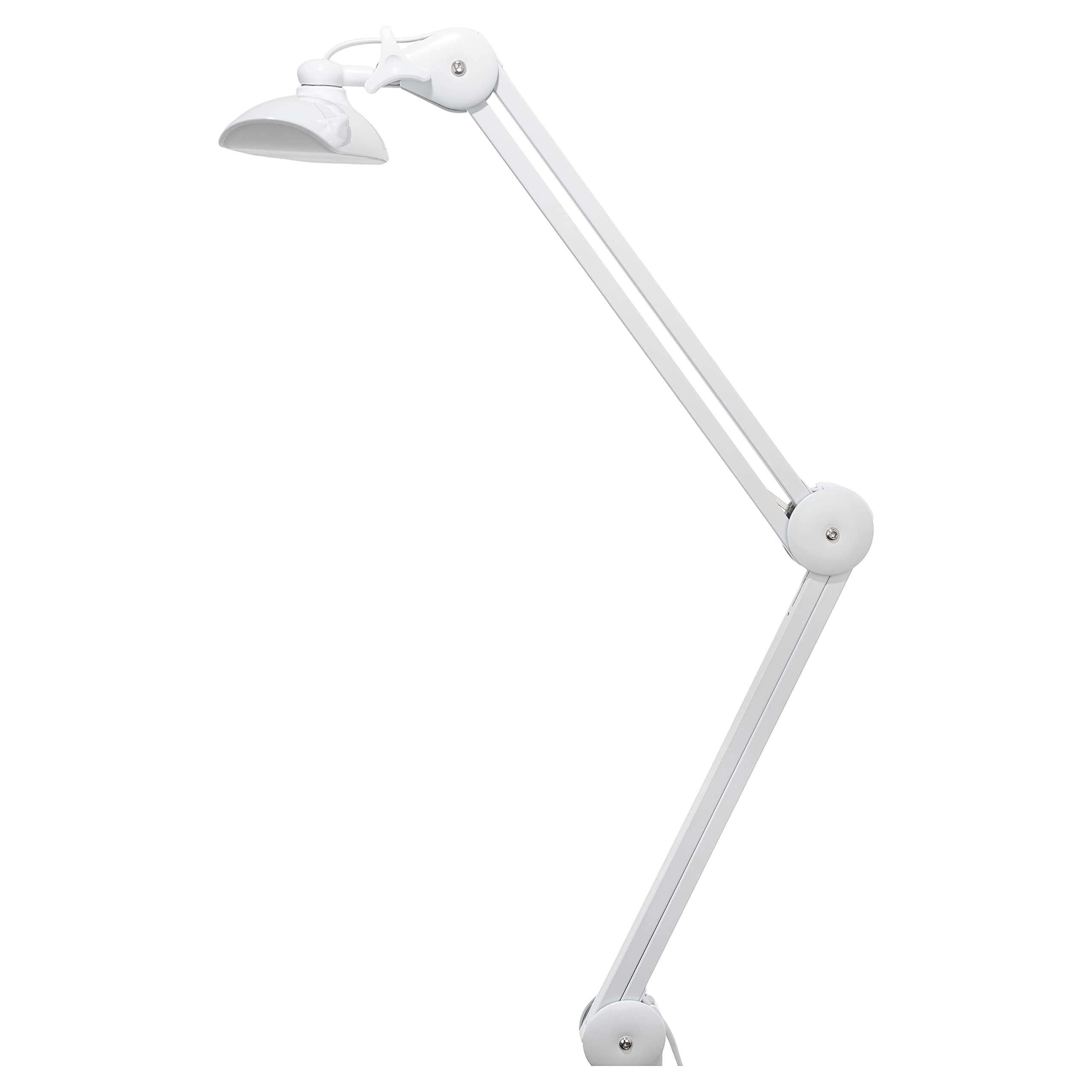 SEMPLIX LED Arbeitslampe 182 LED/Lichtfarbe einstellbar/dimmbar/Tischklemme (weiß)
