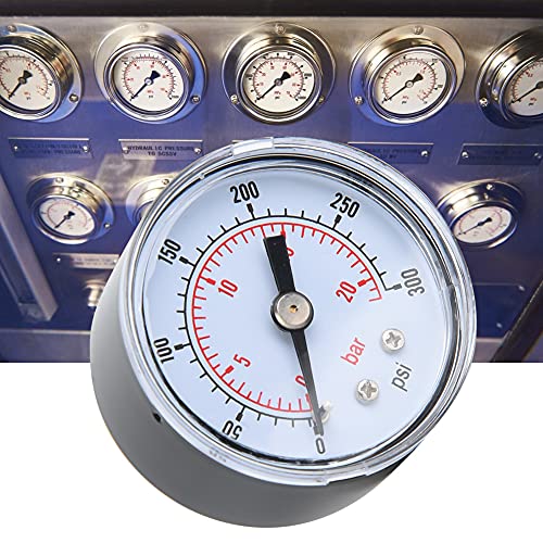 Manômetro, conexão traseira precisa Manômetro de pressão de ar com escala dupla para óleo para água