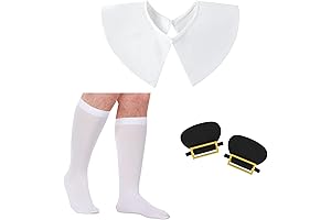 Pilgrim Costume White Detachable Collar-Puritan Clergy Collar for Halloween Pilgrim Colonial Cosplay
