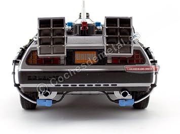 Hot wheels BCJ97 Elite Cult Classics Back To The Future Time Machine Delorean with Extras and Mr. Fusion 1/18 Diecast Car Model by Hotwheels
