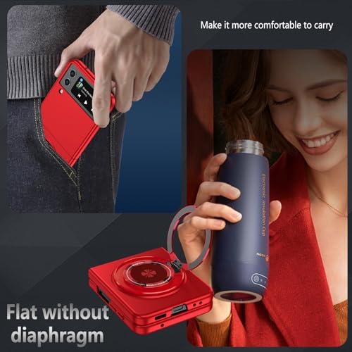 Funda protectora Samsung Z Flip 4 resistente a caídas con giro 360 5