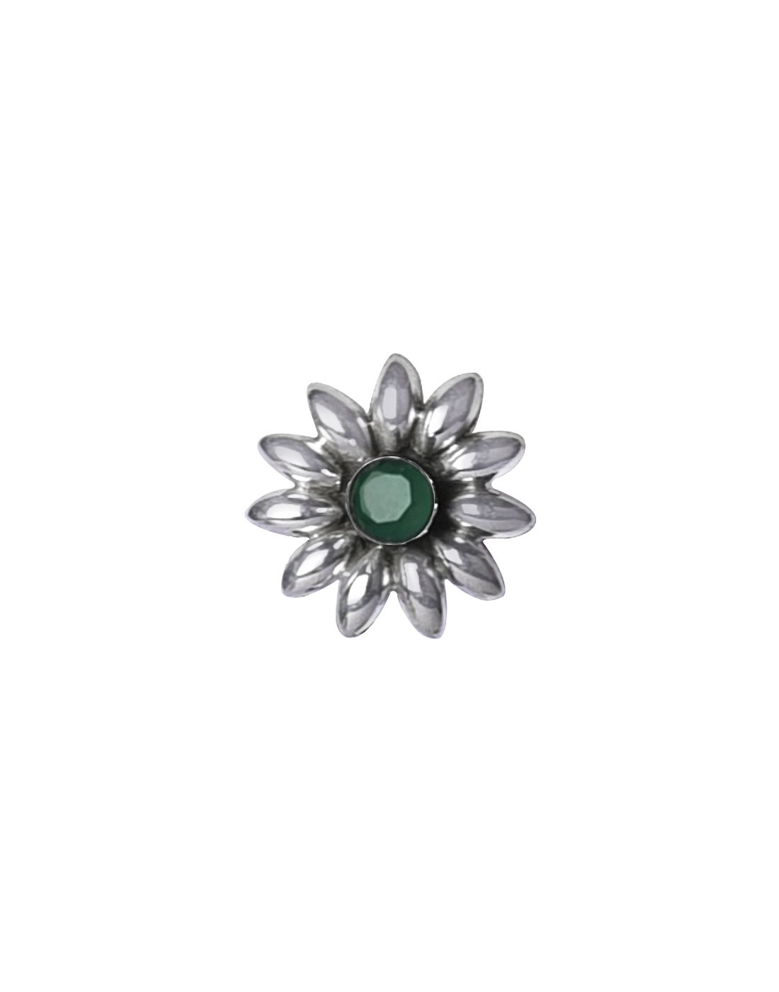 abhooshan 92.5 Sterling Silver Designer Flower Nose Pin with Precious Stones for Women and Girls Stylish. Gift for Wife Sister Friend Mother Bahbhi-picture-33
