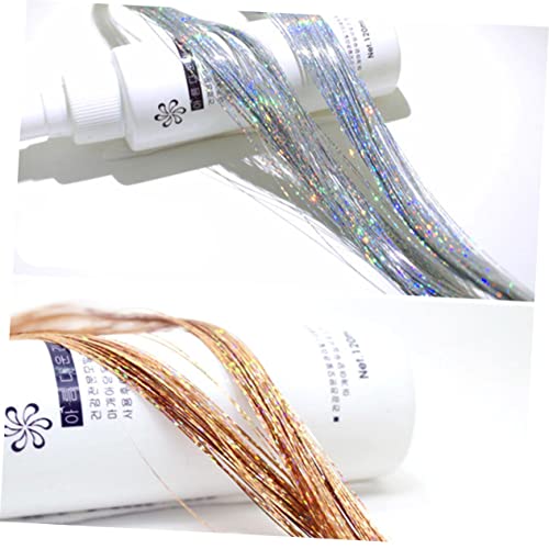 Extensions de cheveux colorées tinsel synthétiques Beavorty pour fêtes - 5