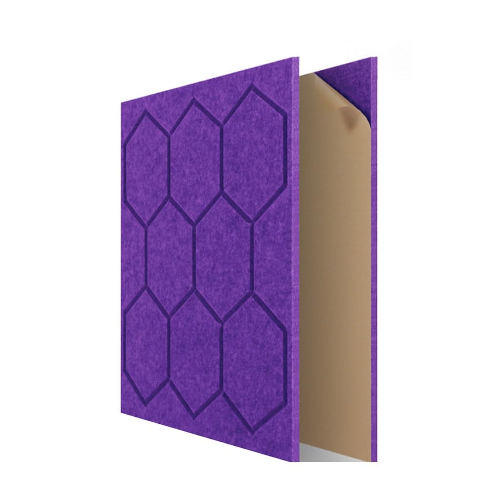 Pannelli acustici autoadesivi insonorizzati a forma di uovo da 10 pezzi, 19 x 19 x 0,35 pollici, pannelli acustici autoadesivi per pareti, pannelli per trattamento acustico, Echo Studio Wedge Tiles