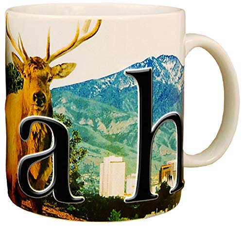 Taza Americaware Utah 18oz Color Relief miniatura 3
